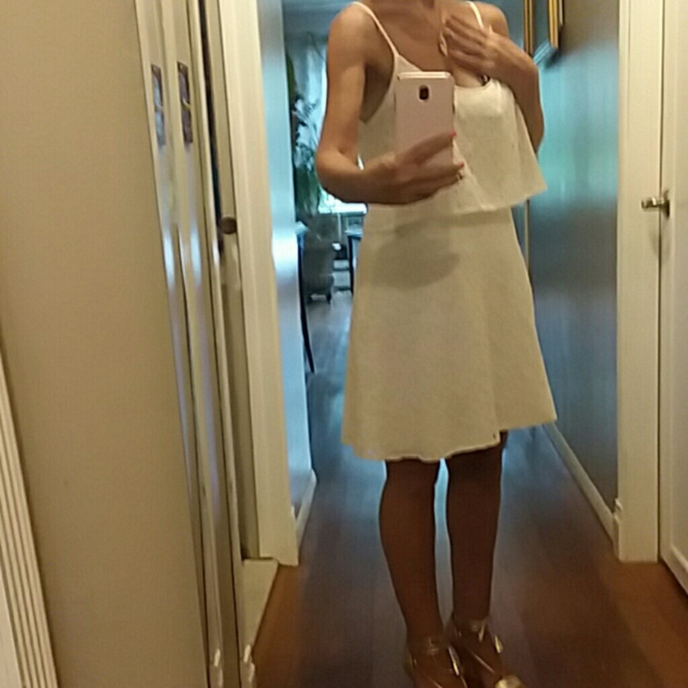 Abercrombie & Fitch White Eyelet Dress